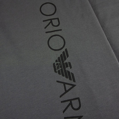 Emporio Armani Side Logo L/s T Shirt Charcoal