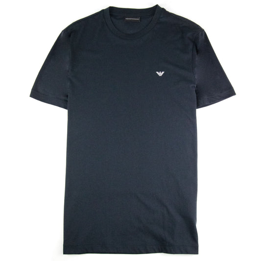 Emporio Armani Eagle Small Logo T Shirt Navy