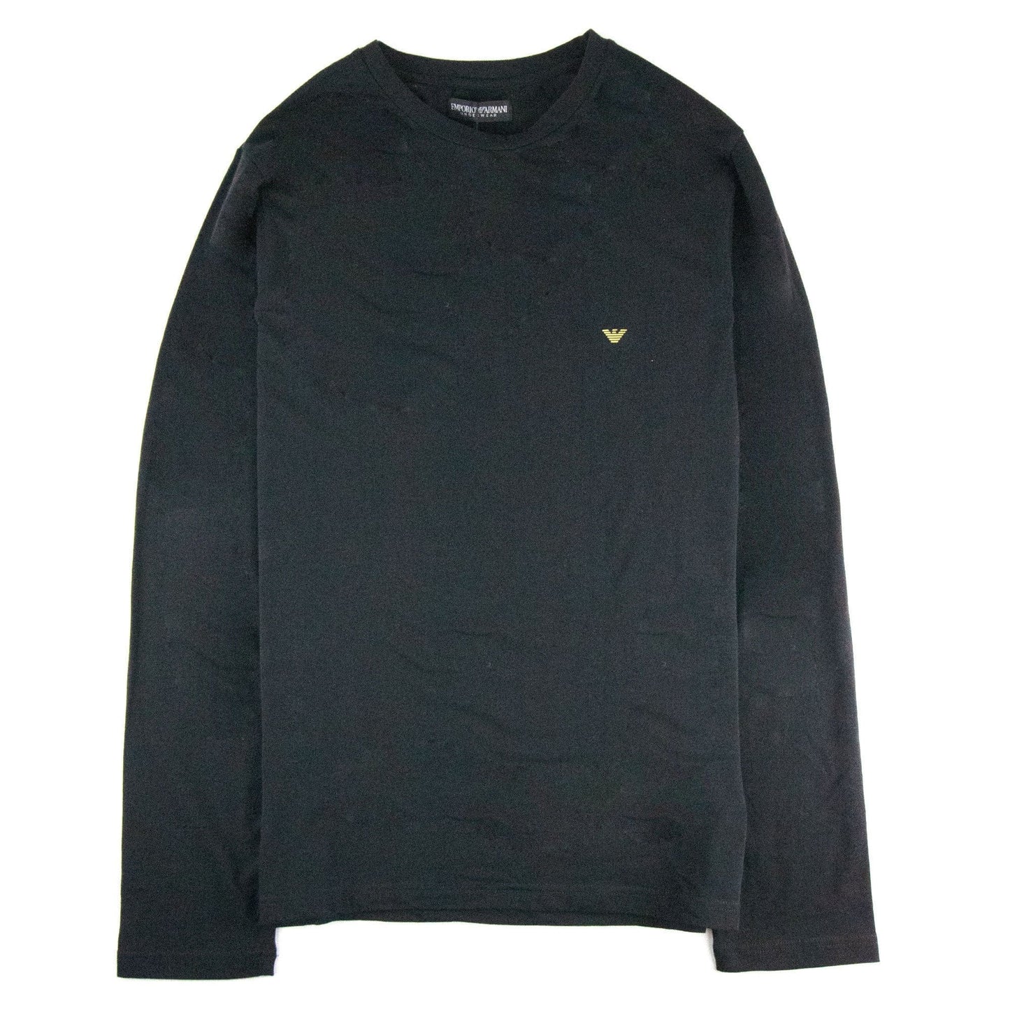 Emporio Armani Eagle Logo L/s T Shirt Black