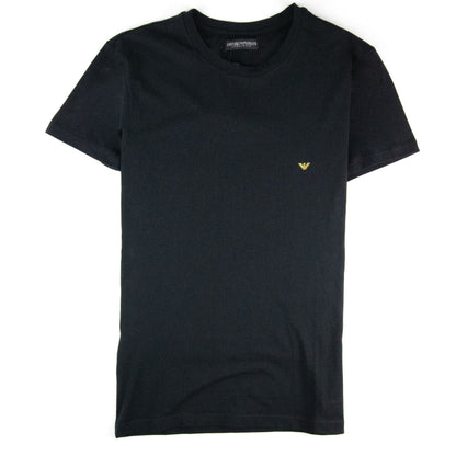 Emporio Armani Ealge Y Logo S/s T Shirt Black