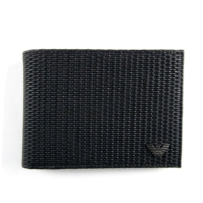 Armani Jeans Metal Eagle Wallet Black