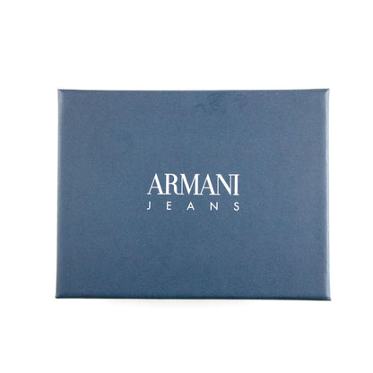 Armani Jeans All Over Logo Wallet Black