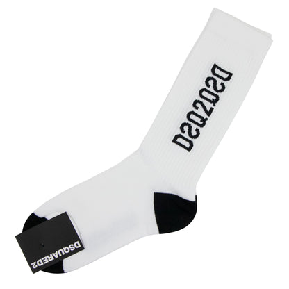 Dsquared2 Swim Shorts & Underw Dsq2 Mid Socks White