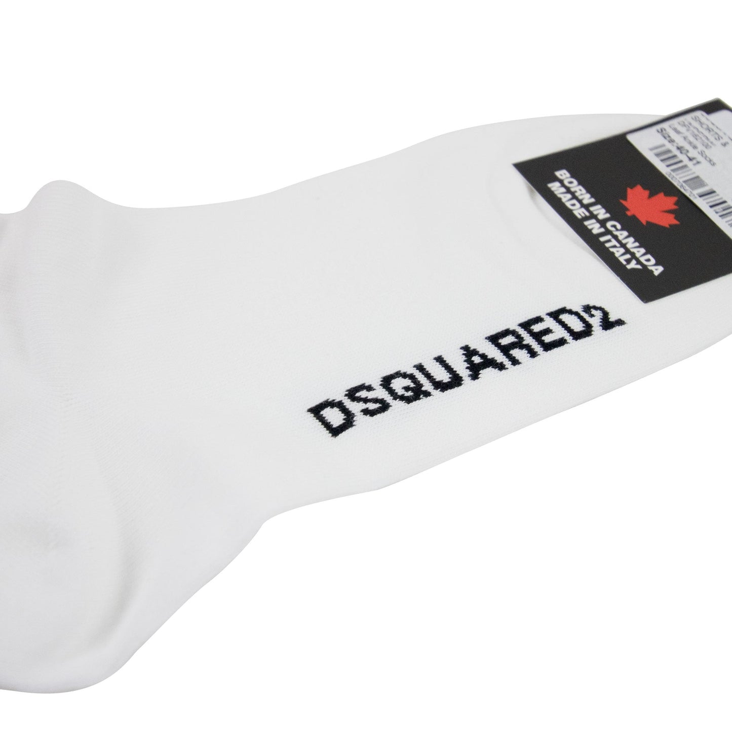 Dsquared2 Swim Shorts & Underw Leaf Ankle Socks White