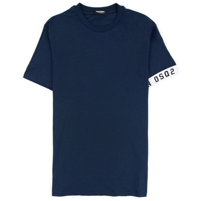 Dsquared2 Underwear Dsq2 Icon Arm Band T-shirt Navy/white