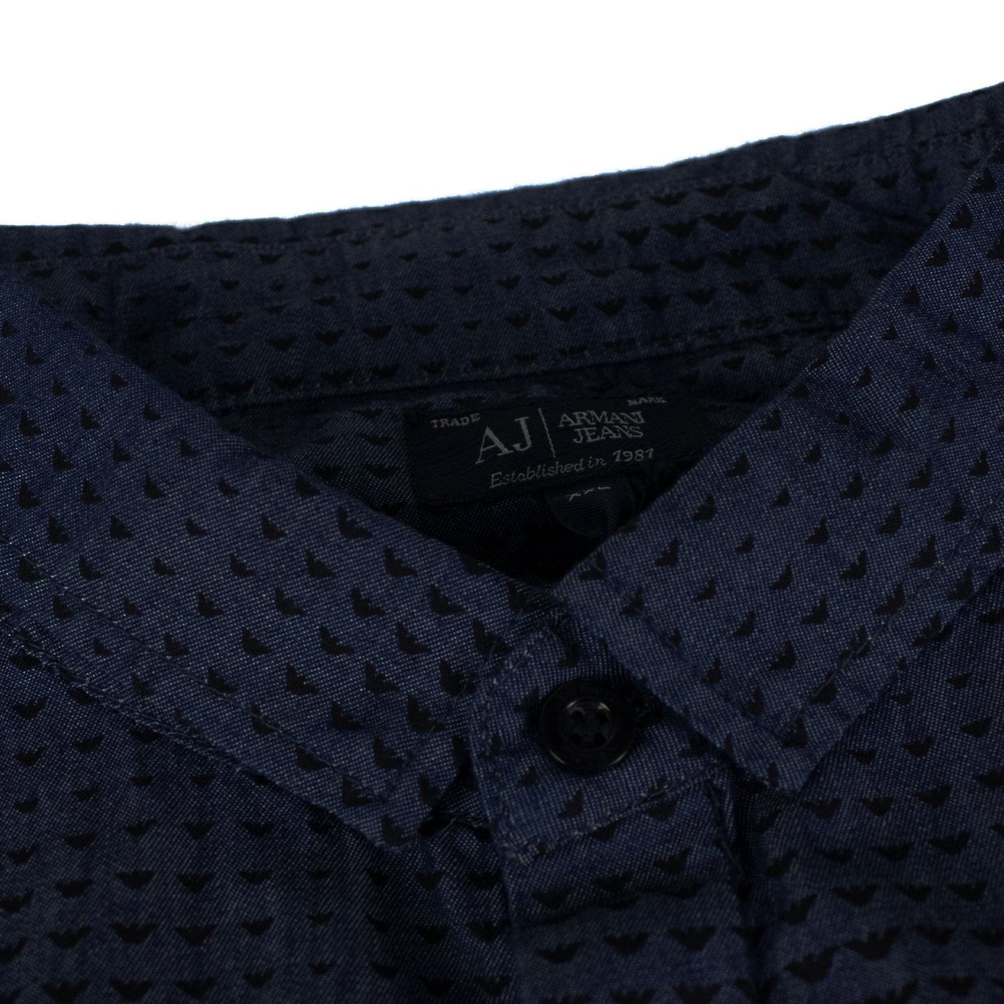 Armani Jeans All Over Eagle Logo Printed Shirt Fantasia