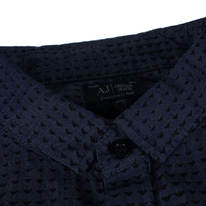 Armani Jeans All Over Eagle Logo Printed Shirt Fantasia