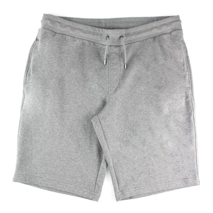 Armani Jeans Aj Rubber Logo Cotton Shorts Melange Grigio