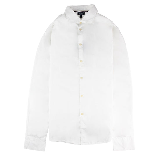 Armani Jeans Aj Logo L/s Shirt White