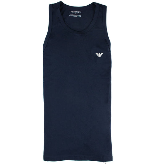 Emporio Armani Ga Back Eagle Logo Tank Top Navy