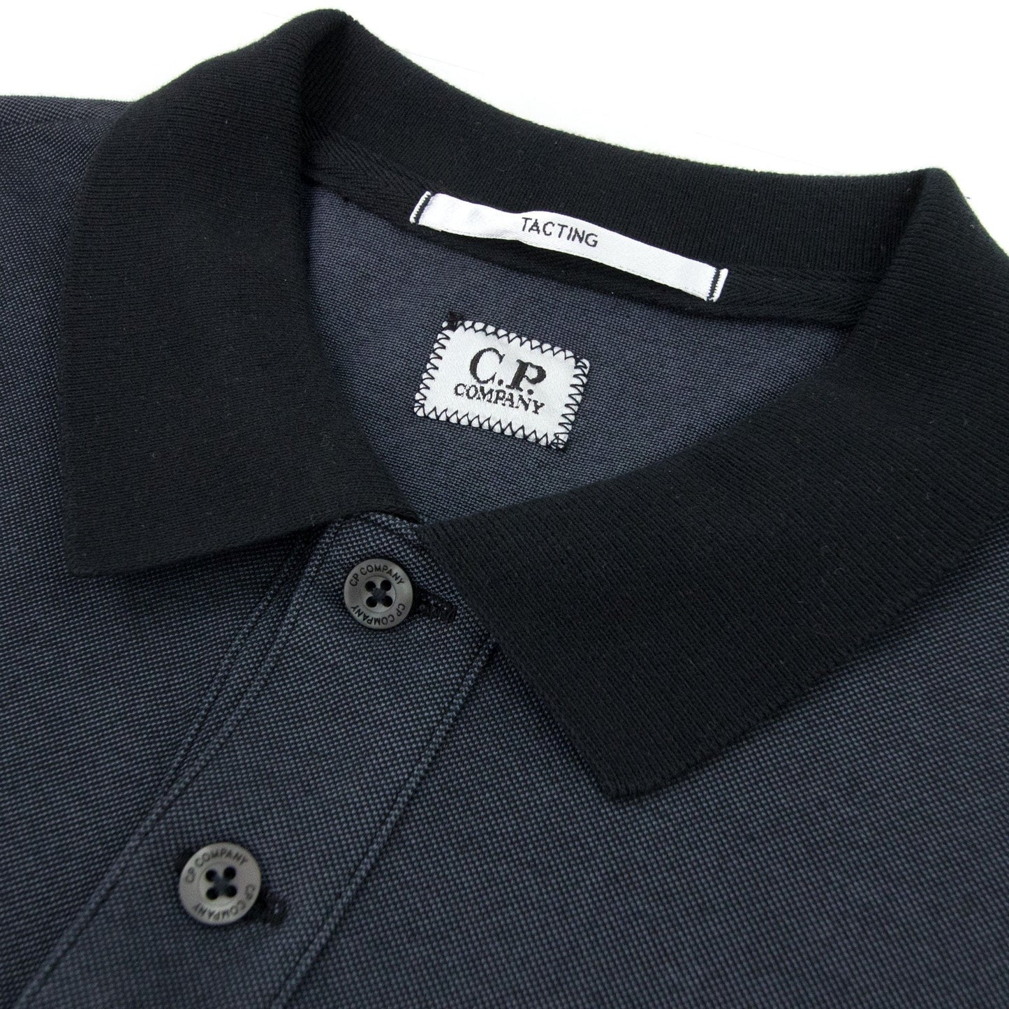 Cp Company Tacting Short Sleeve Polo Black 999