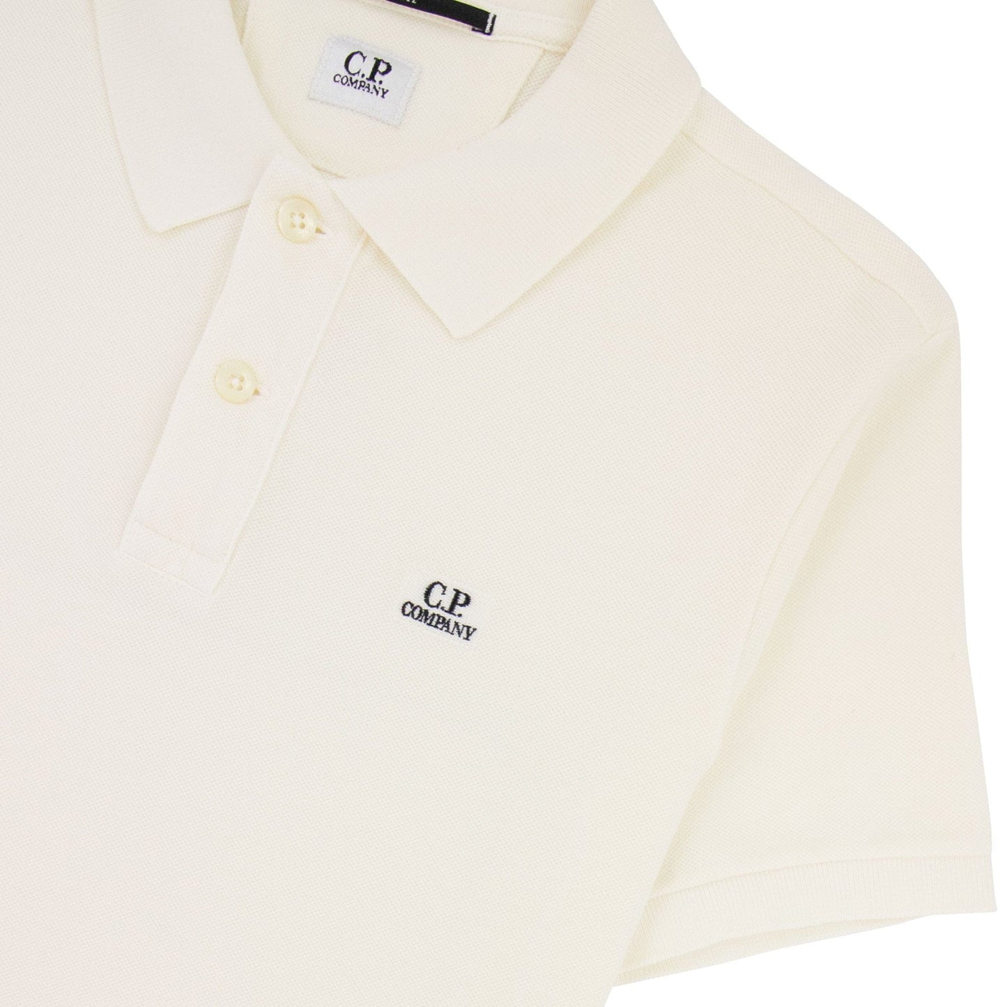 CP Company Chest Logo Polo Off White 103