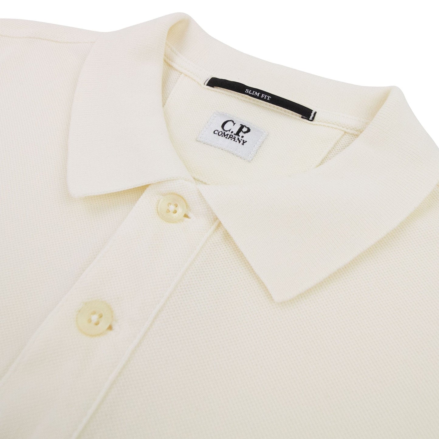 CP Company Chest Logo Polo Off White 103