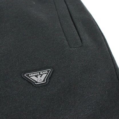 Armani Jeans Eagle Logo Jogging Pants Black