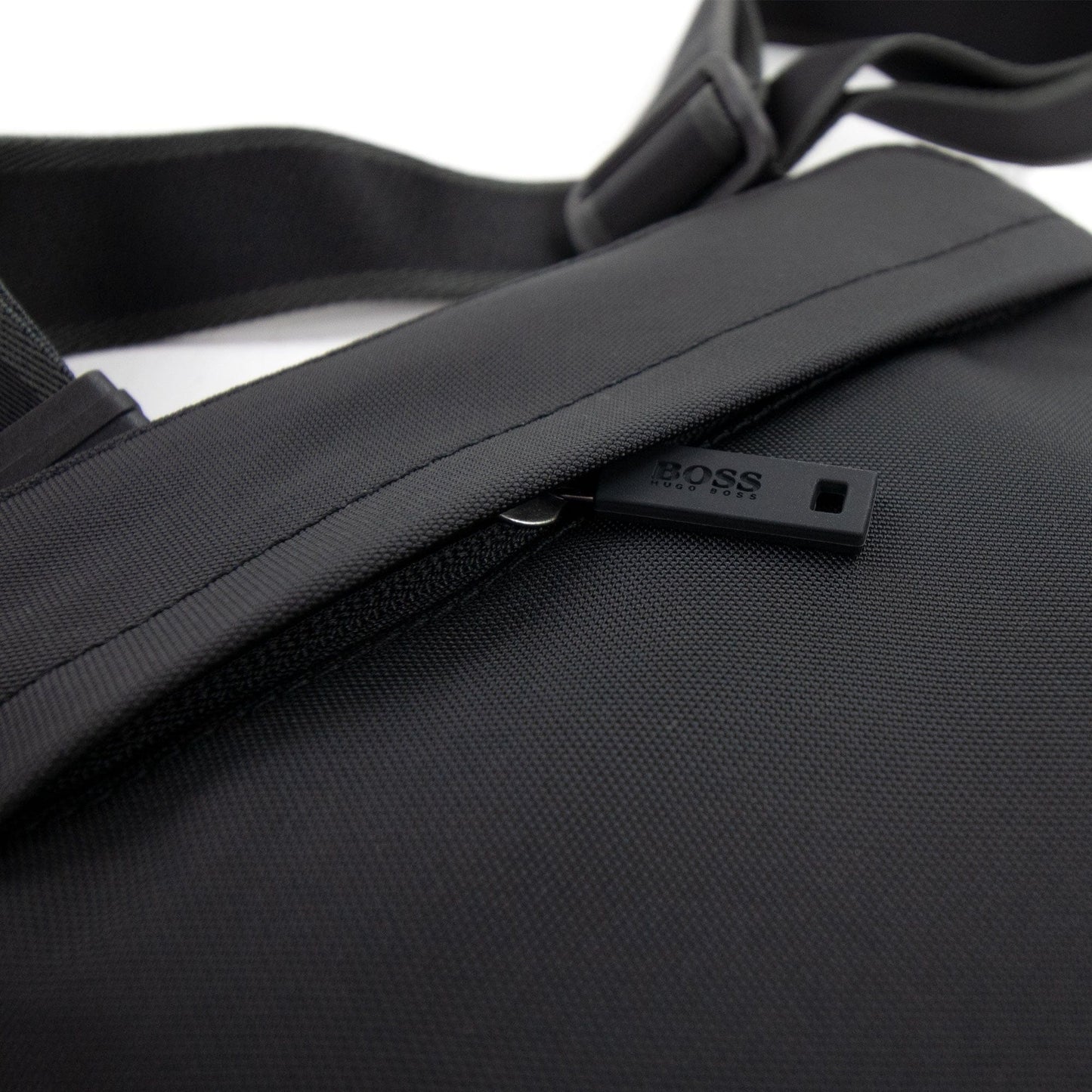 Hugo Boss Tonal Logo Structured Envelope Bag Black 001