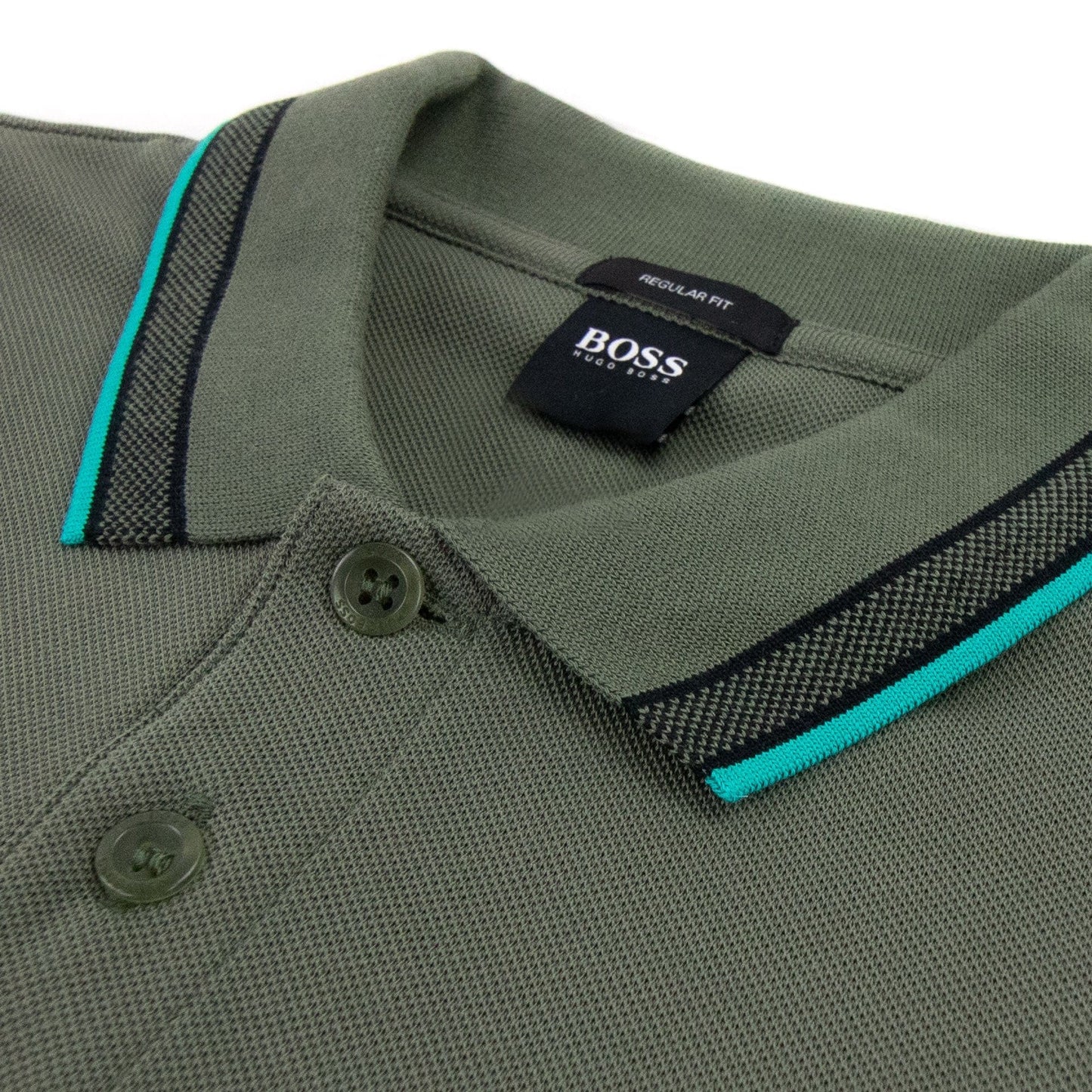 Hugo Boss Paddy Short Sleeve Polo Shirt Khaki 307