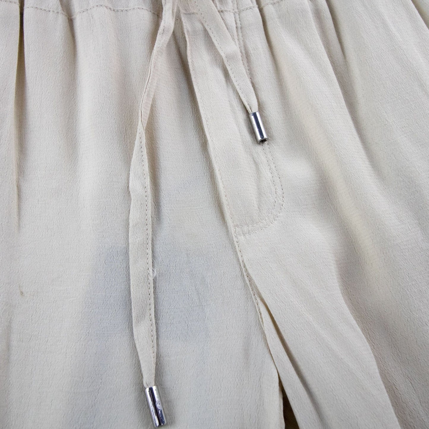 Armani Jeans Women Tessuto Fabric Cuffed Pantalone Camel