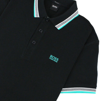 Hugo Boss Paddy Short Sleeve Polo Shirt Black 004