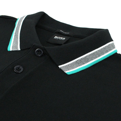 Hugo Boss Paddy Short Sleeve Polo Shirt Black 004