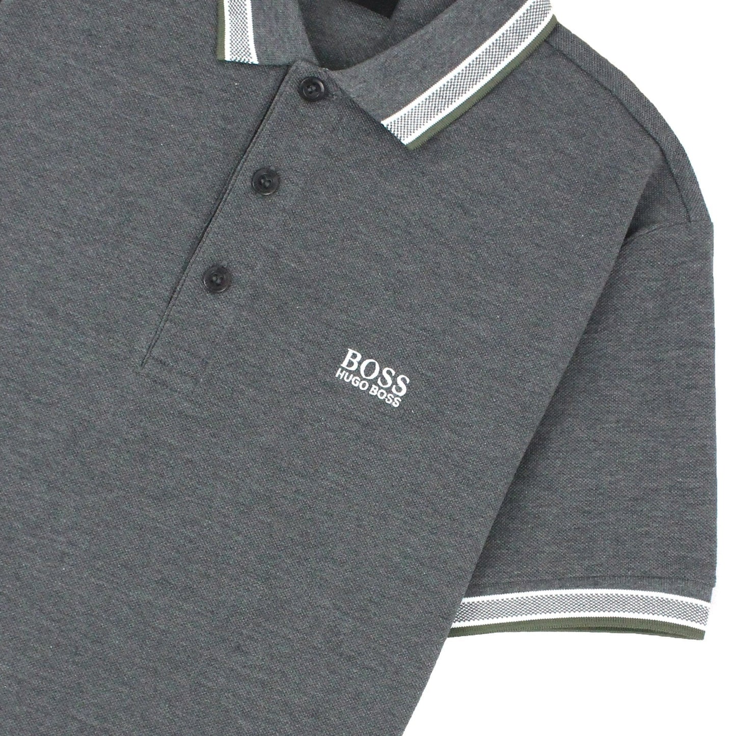 Hugo Boss Paddy Short Sleeve Polo Shirt Grey 032