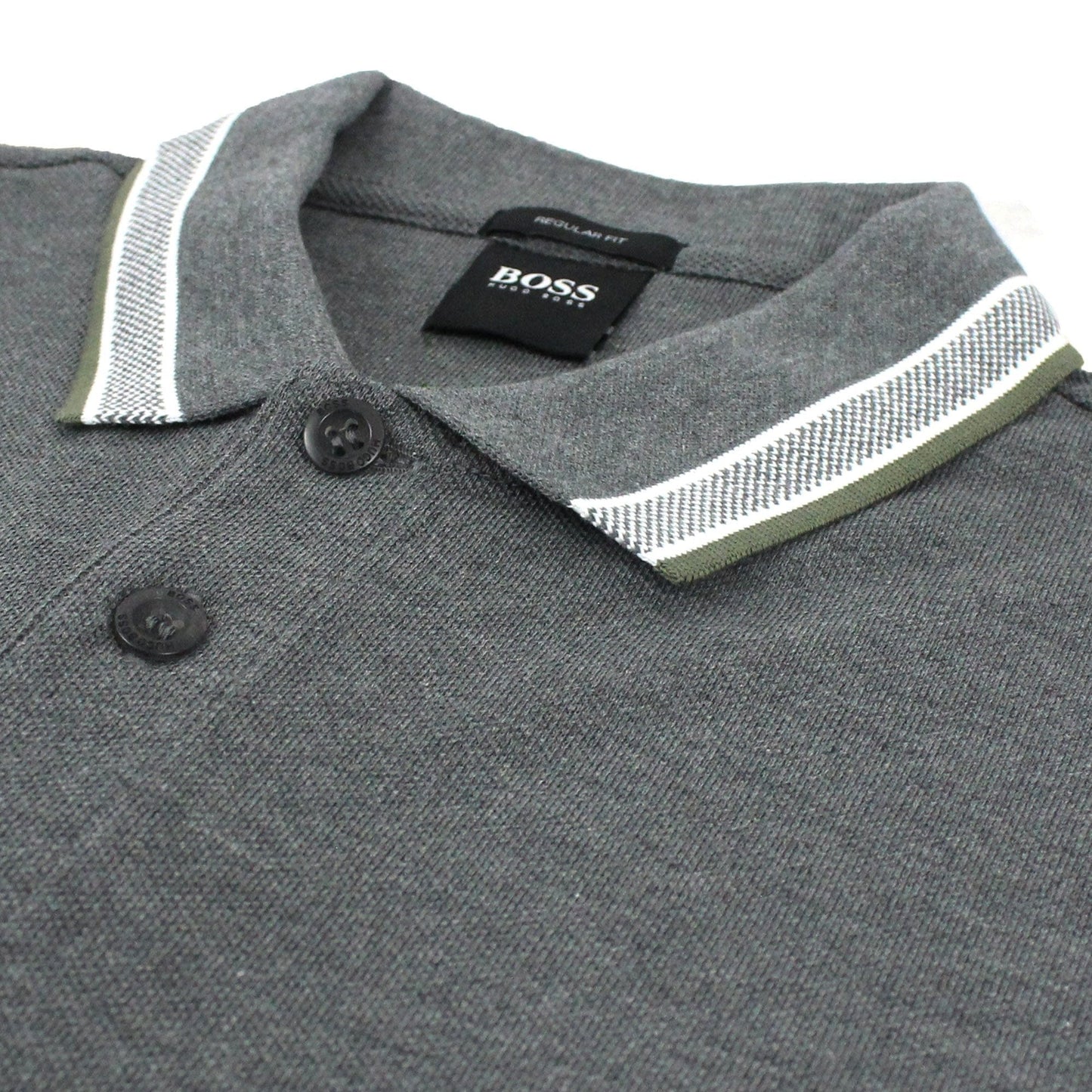 Hugo Boss Paddy Short Sleeve Polo Shirt Grey 032