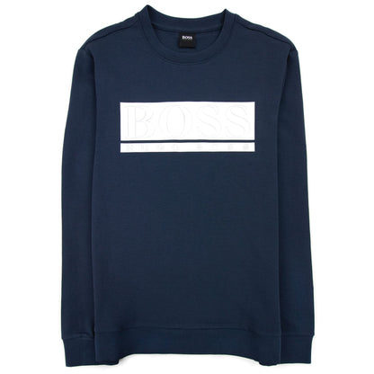 Hugo Boss Block Logo Sweatshirt Navy 410