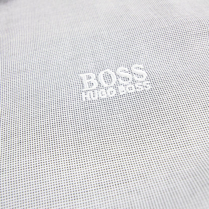 Hugo Boss C Buster Pin Dot L/s Shirt Light Grey 027