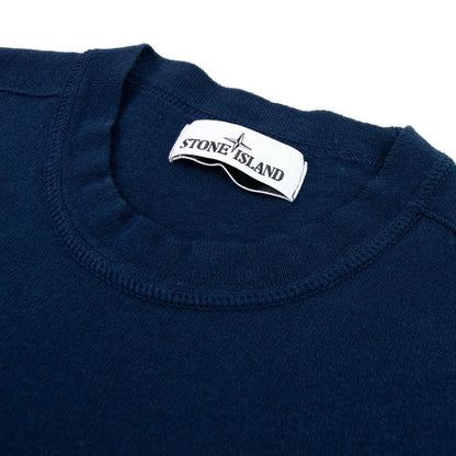 Stone Island 532b9 Crewneck Knitwear Navy Blue V0028