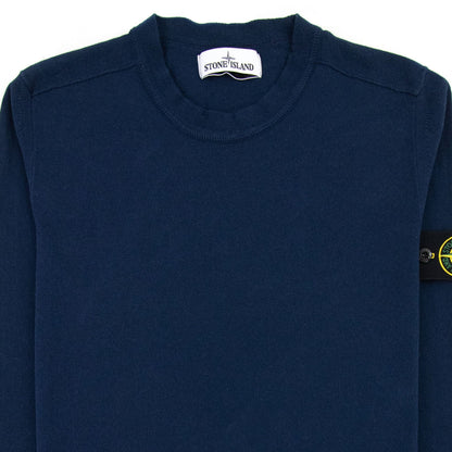 Stone Island 532b9 Crewneck Knitwear Navy Blue V0028