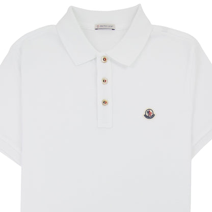 Moncler Manica Cort S/s Polo White 001