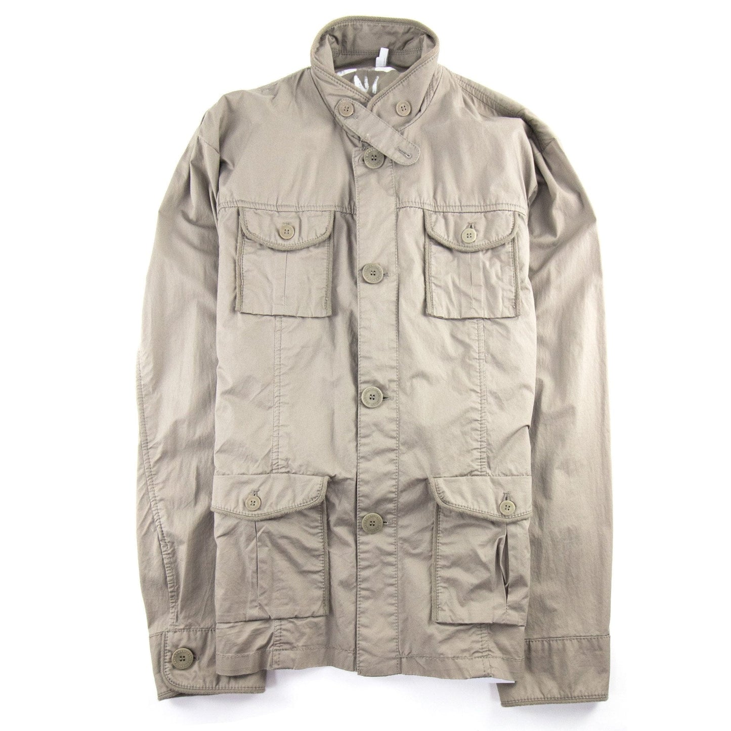 Armani Jeans Multi Pocket Button Up Jacket Tortora