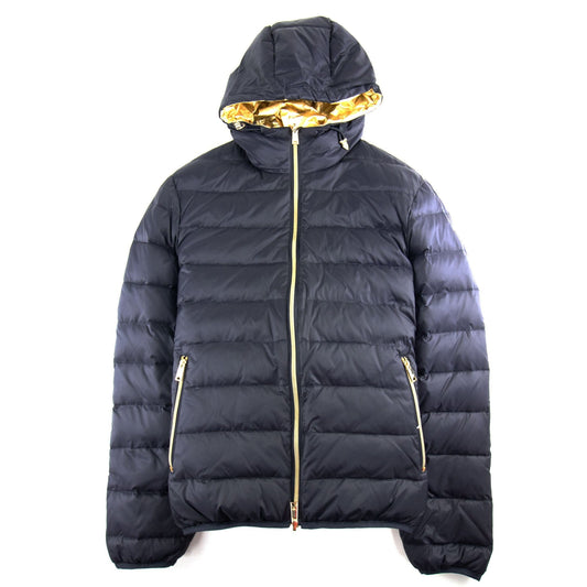 Emporio Armani Reversible Padded Jacket Navy Gold