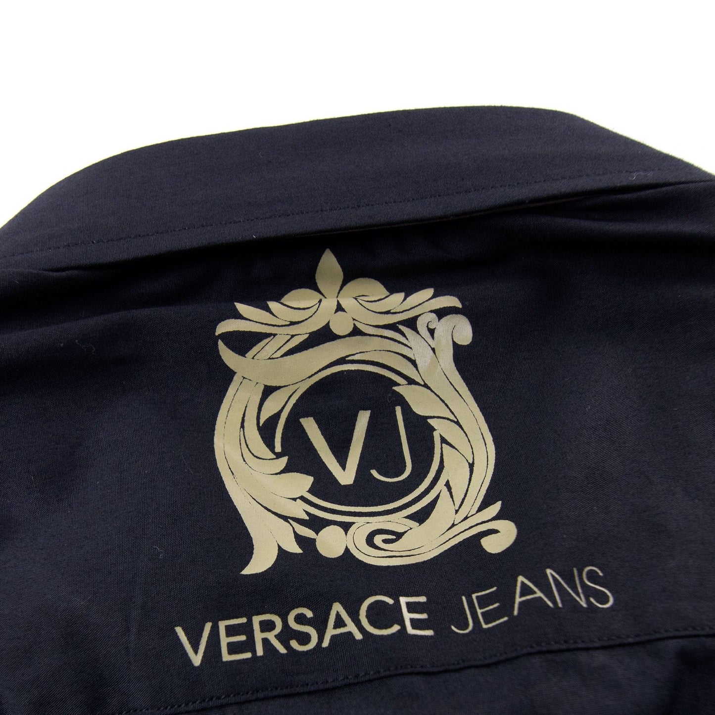 Versace Jeans Stud &amp; Embroidered L/s Shirt Black