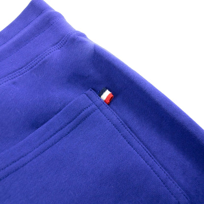 Moncler Drawstring Cotton French Terry Joggers Blue 761