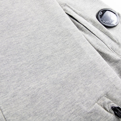 CP Company Funnel Neck Watch-viewer Lens Zip Up Sweatshirt Grey M93