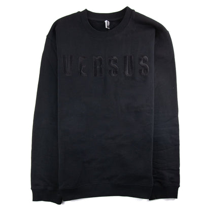 Versace Versus Embroidered Logo Sweatshirt Black