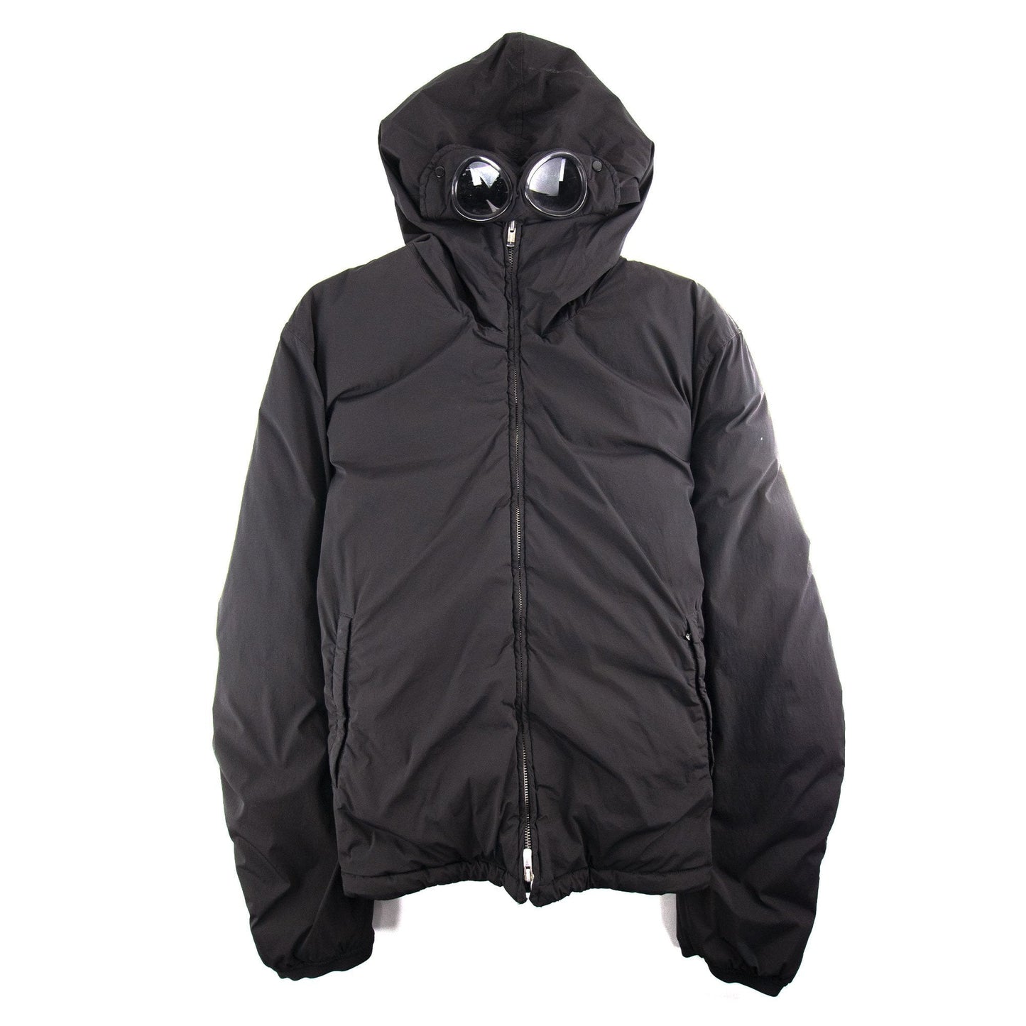 Cp Company Padded Parka With Goggle Hood Black 999