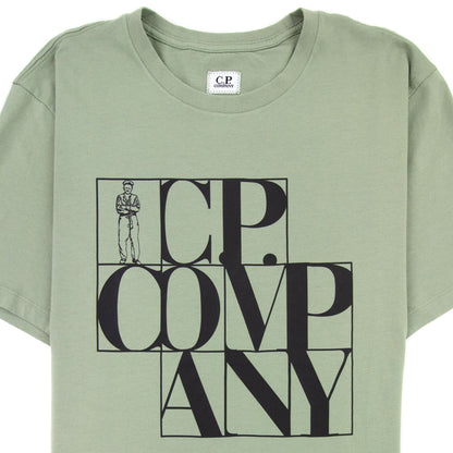 Cp Company C.p Block Man Tshirt Tea 631