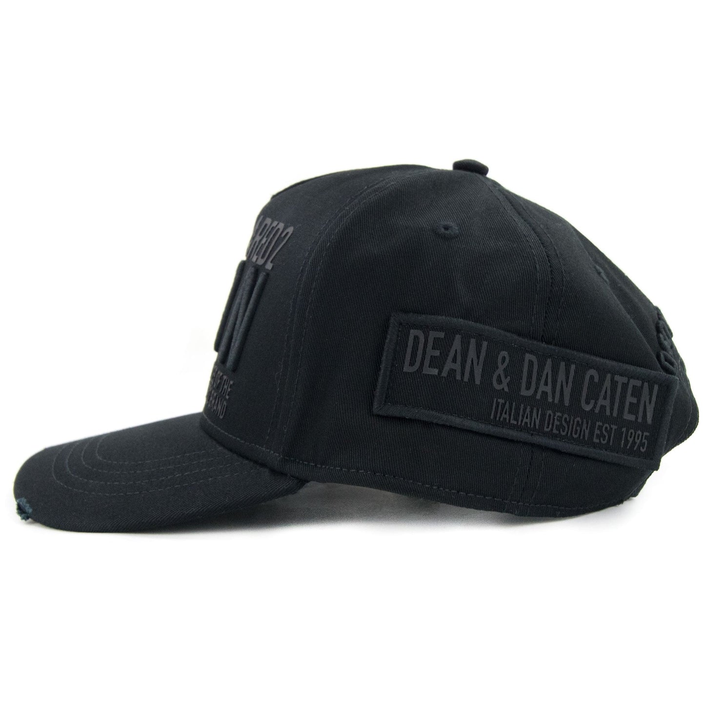 Dsquared2 Embroidered Baseball Cap Black/black