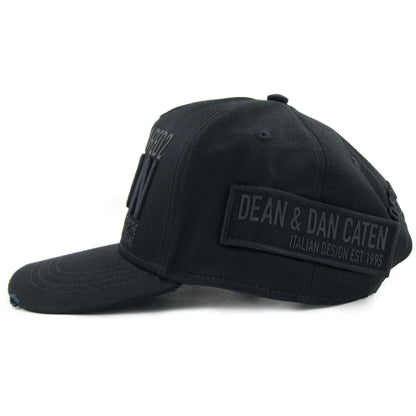 Dsquared2 Embroidered Baseball Cap Black/black
