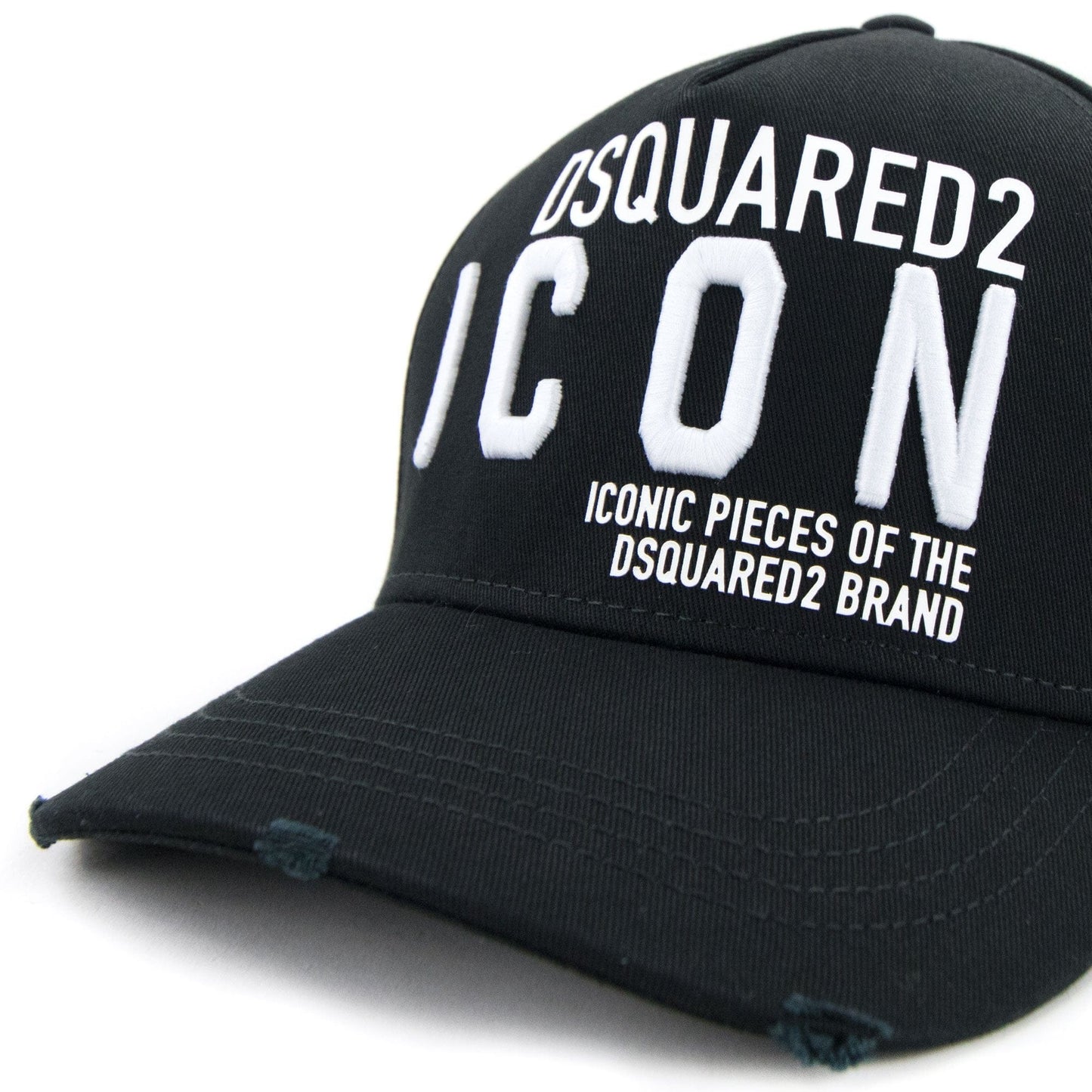 Dsquared2 Embroidered Baseball Cap Black/white