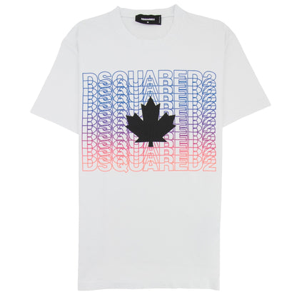 Dsquared2 Multi Logo T Shirt White 100