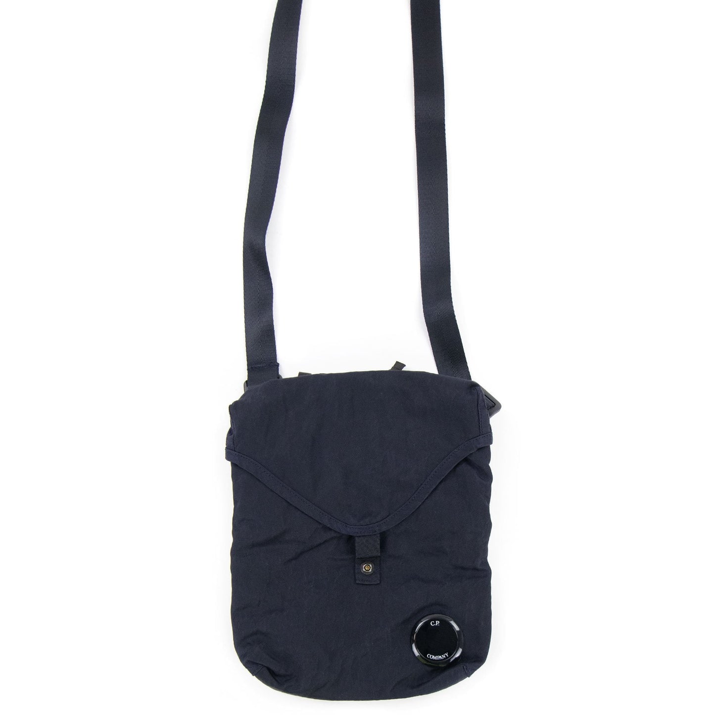 Cp Company Nylon B Garment Dyed Crossbody Lens Bag Navy 888