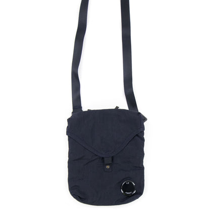 Cp Company Nylon B Garment Dyed Crossbody Lens Bag Navy 888