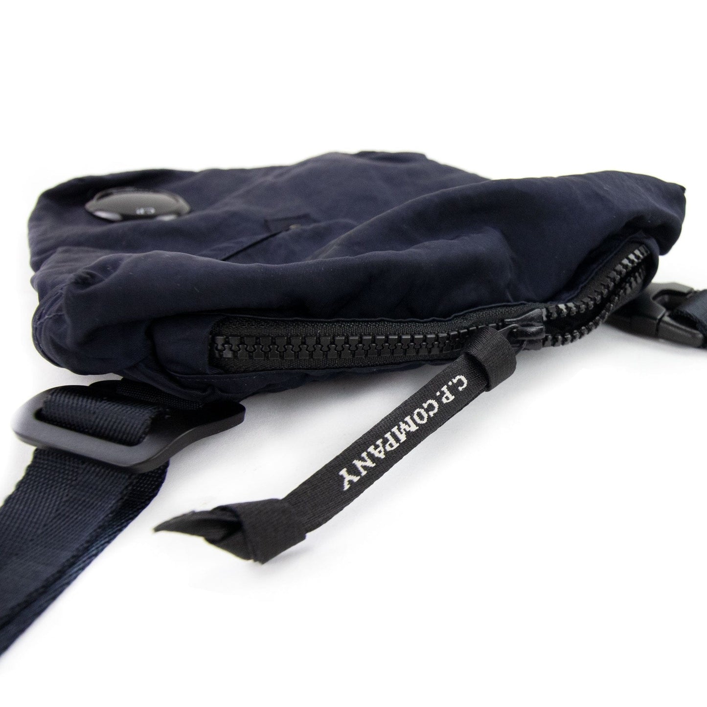 Cp Company Nylon B Garment Dyed Crossbody Lens Bag Navy 888