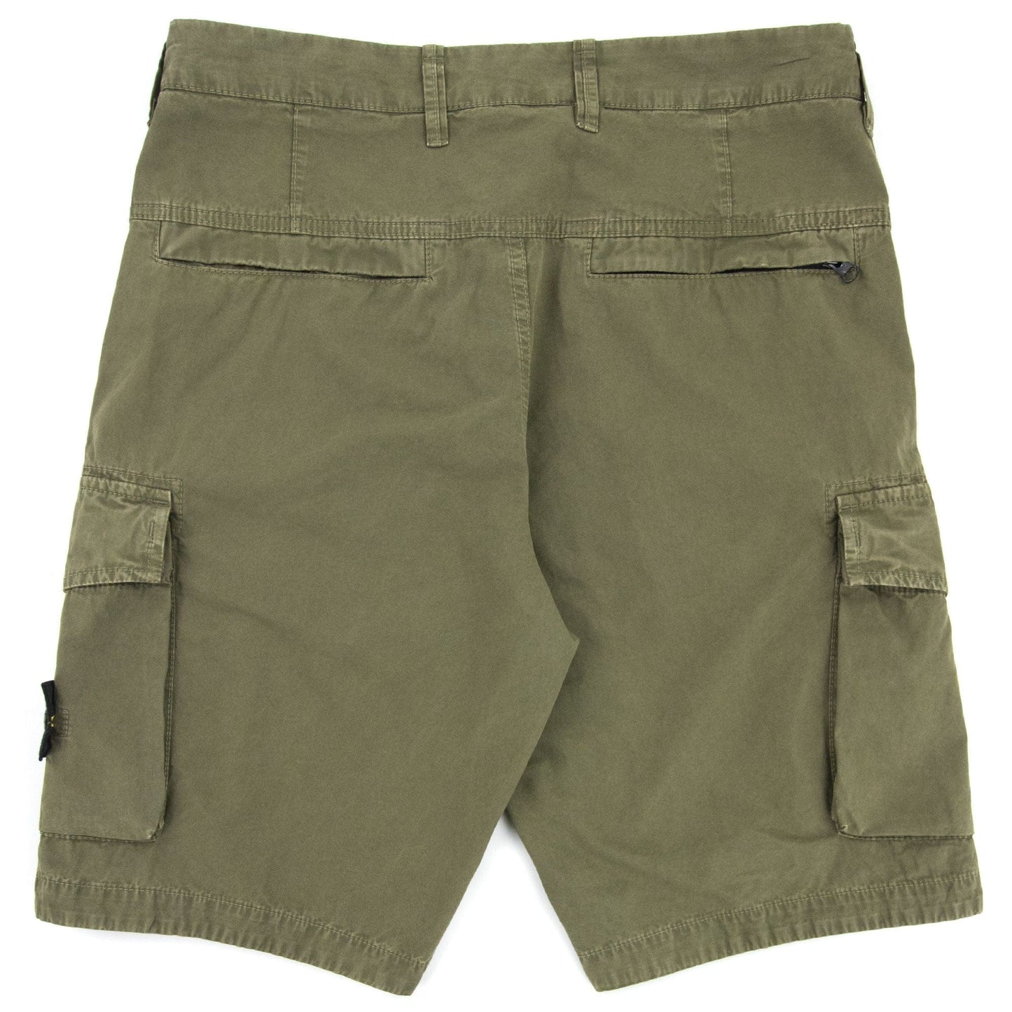 Stone Island Utility Pocket Cargo Bermuda Shorts Khaki V058