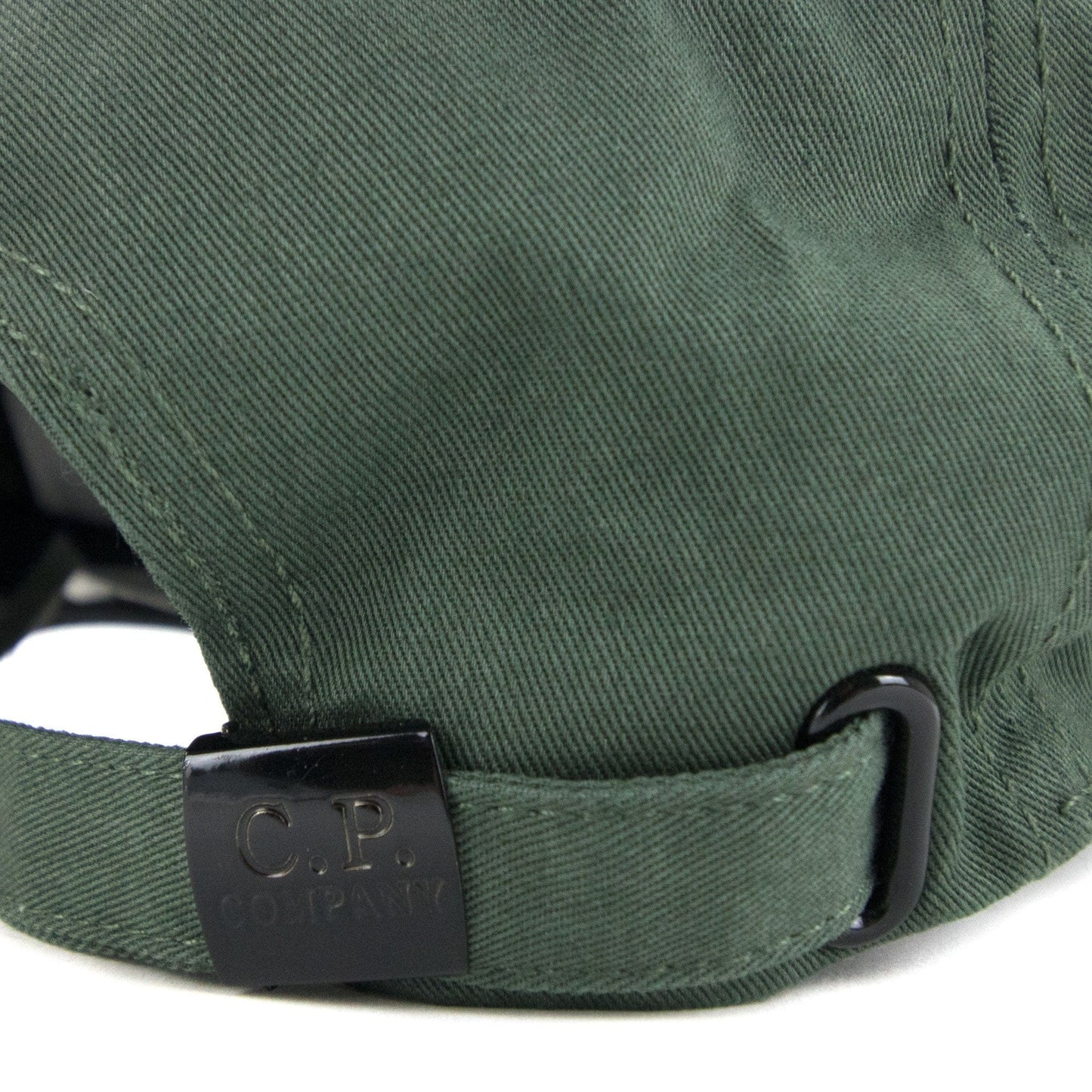 Cp Company Embroidered Logo Cap Green 668
