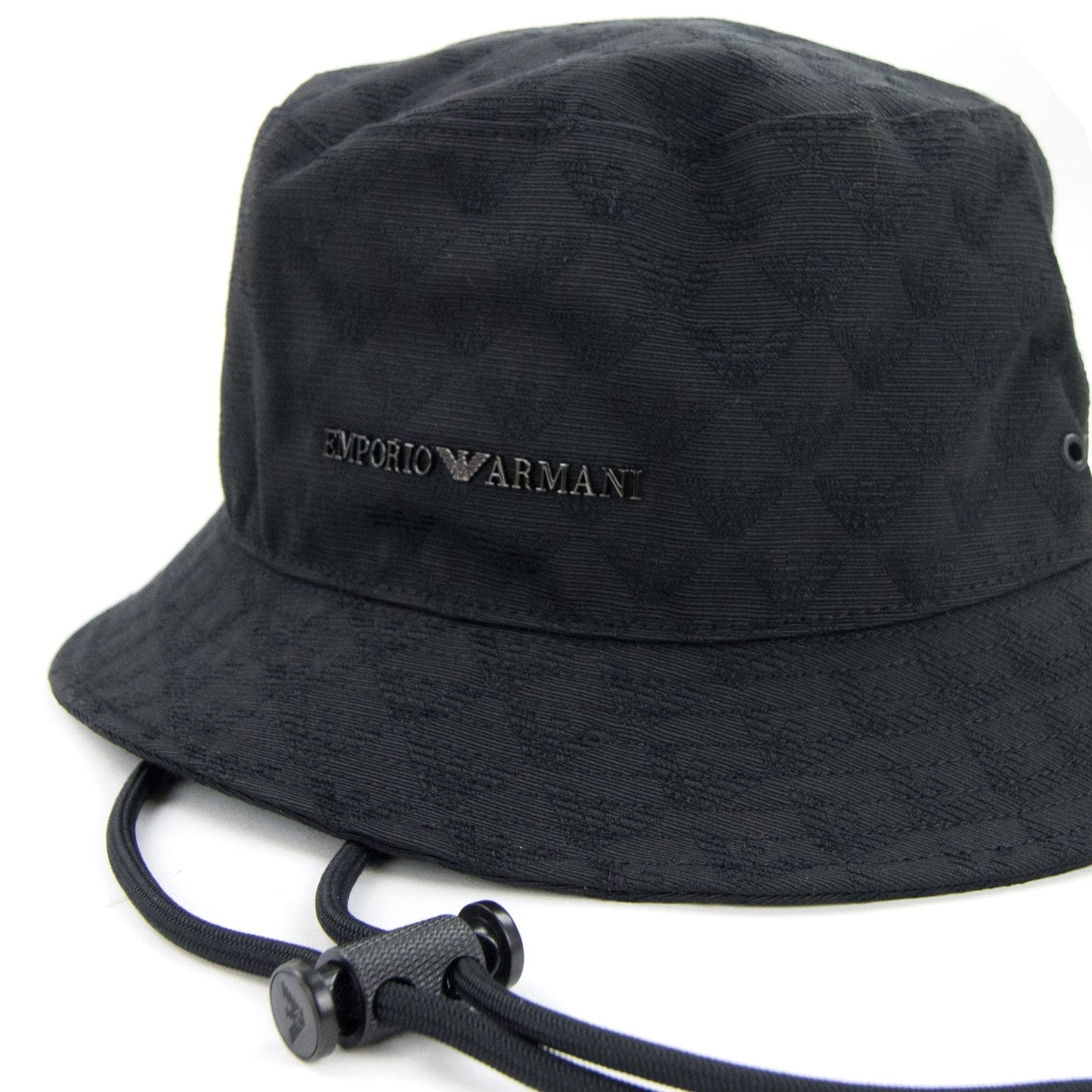 Emporio Armani Eagle Jacquard Hat Black