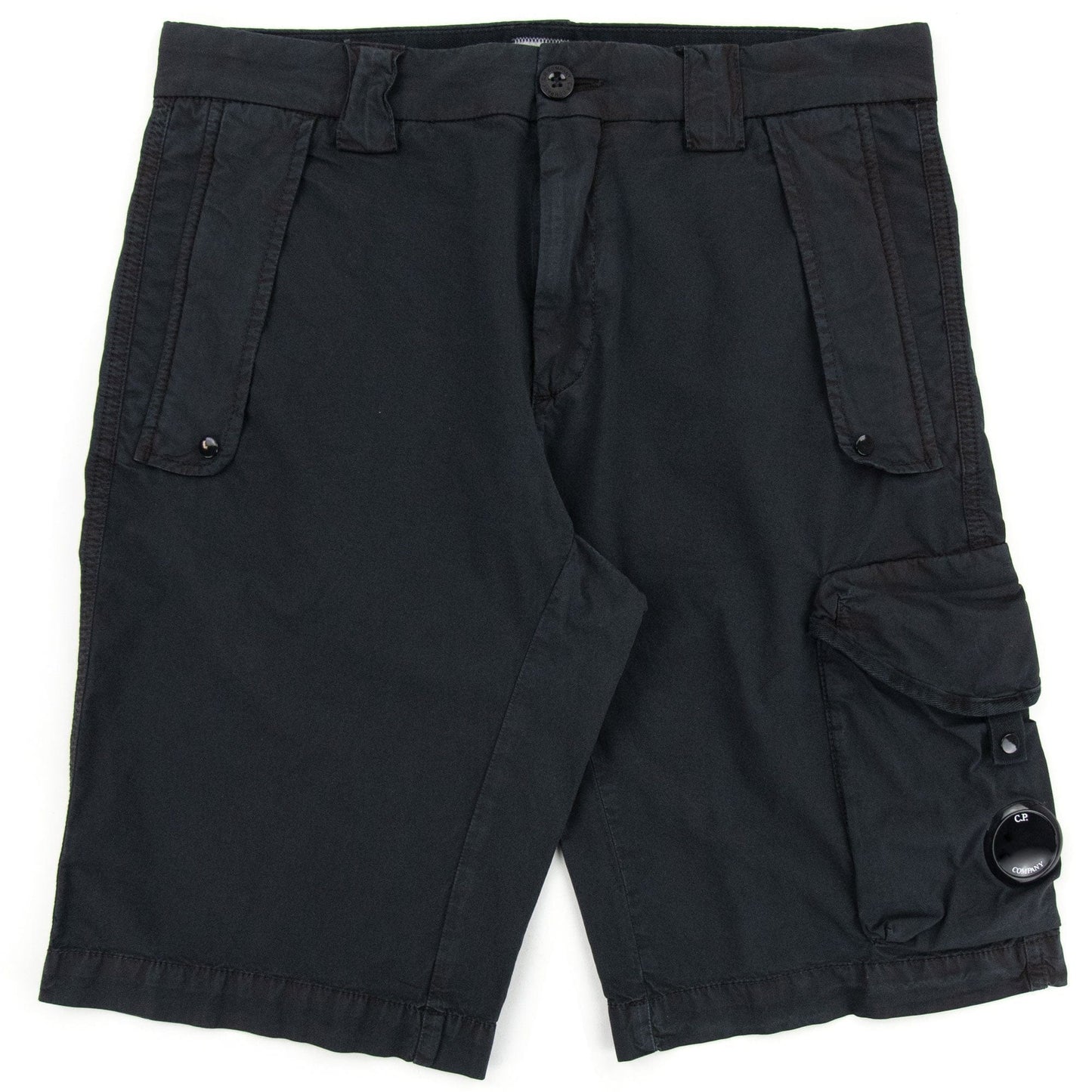 Cp Company Bermuda Cargo Lens Shorts Black 999