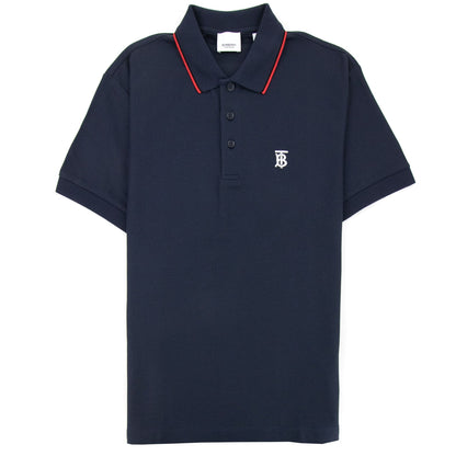 Burberry Twin Tipped Monogram Motif Polo Shirt Navy